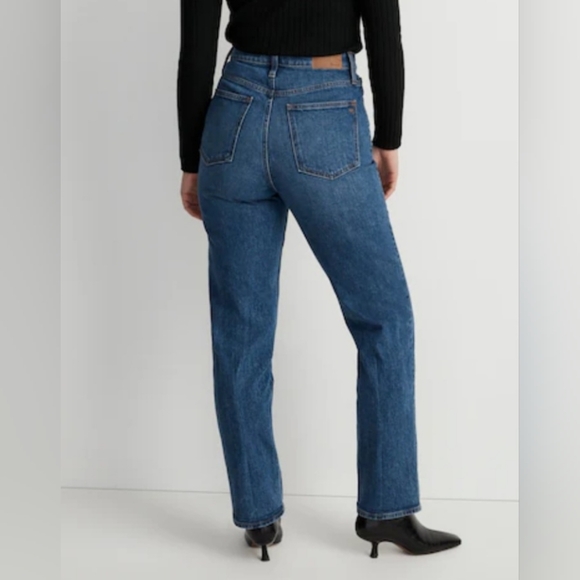 Madewell Curvy Perfect Vintage Straight Jeans Size 25 - Picture 3 of 12
